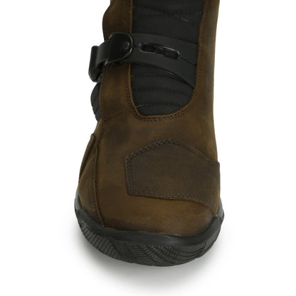 ROYAL ENFIELD STELVIO MID RISE WP RIDING BOOTS BROWN