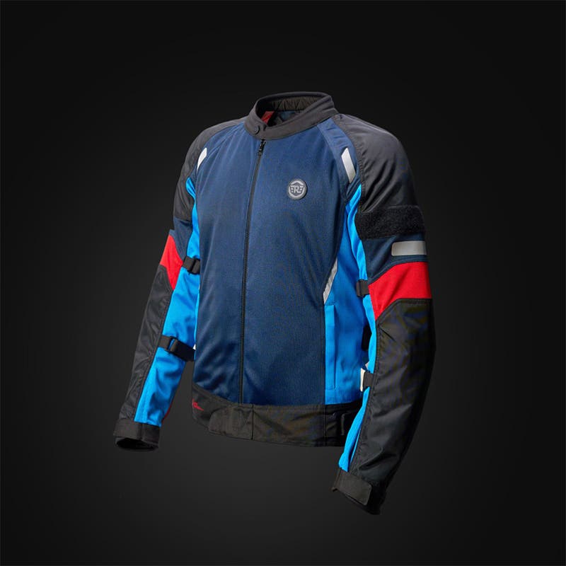 ROYAL ENFIELD STREETWIND ECO FRIENDLY RIDING JACKET BLUE