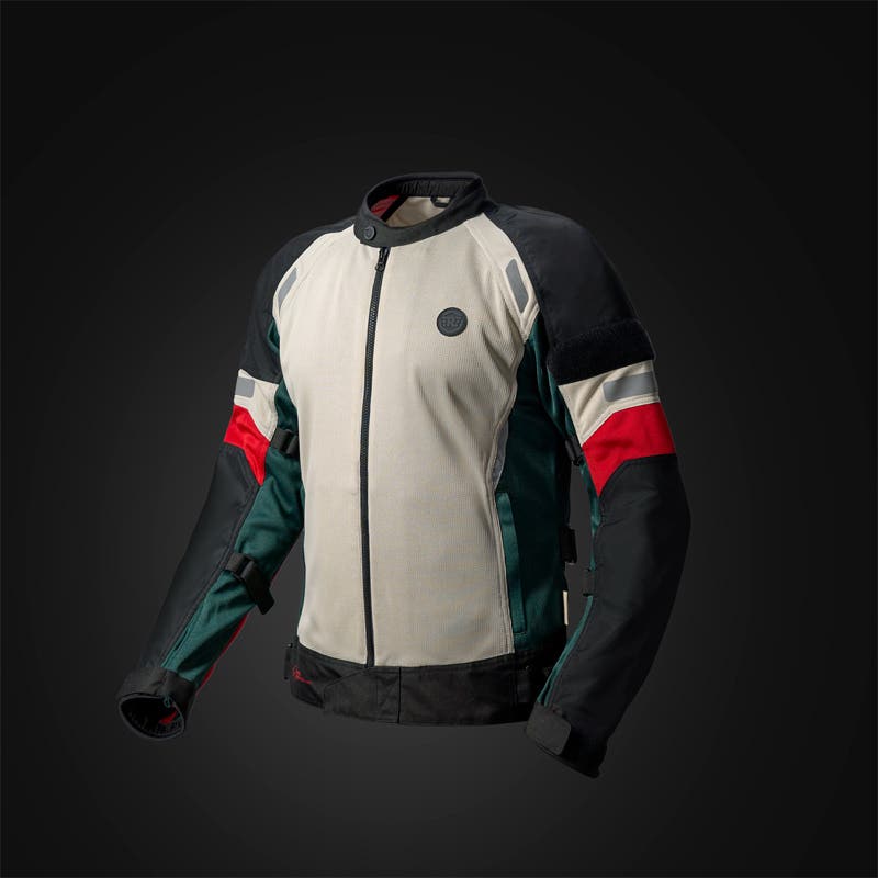 ROYAL ENFIELD STREETWIND ECO FRIENDLY RIDING JACKET OFF WHITE