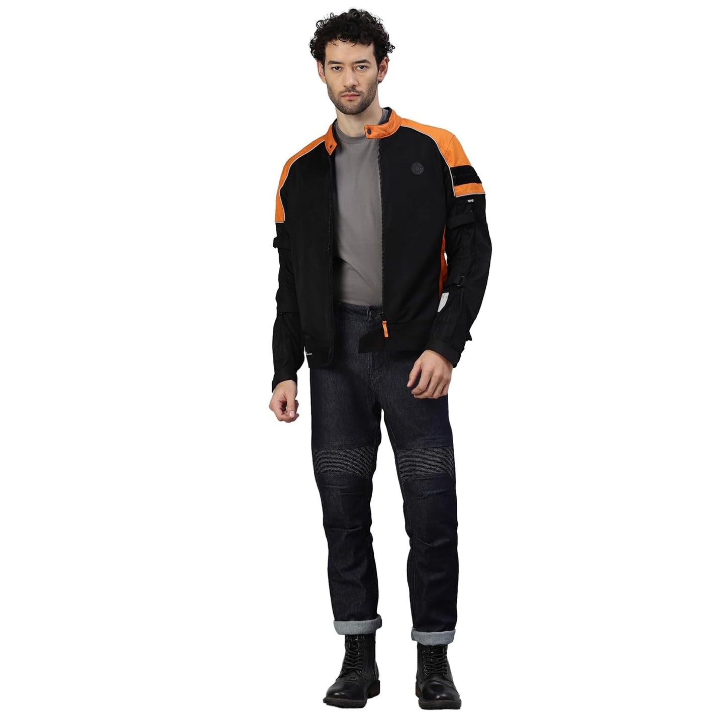 Royal Enfield Streetwind Pro Riding Jacket Orange