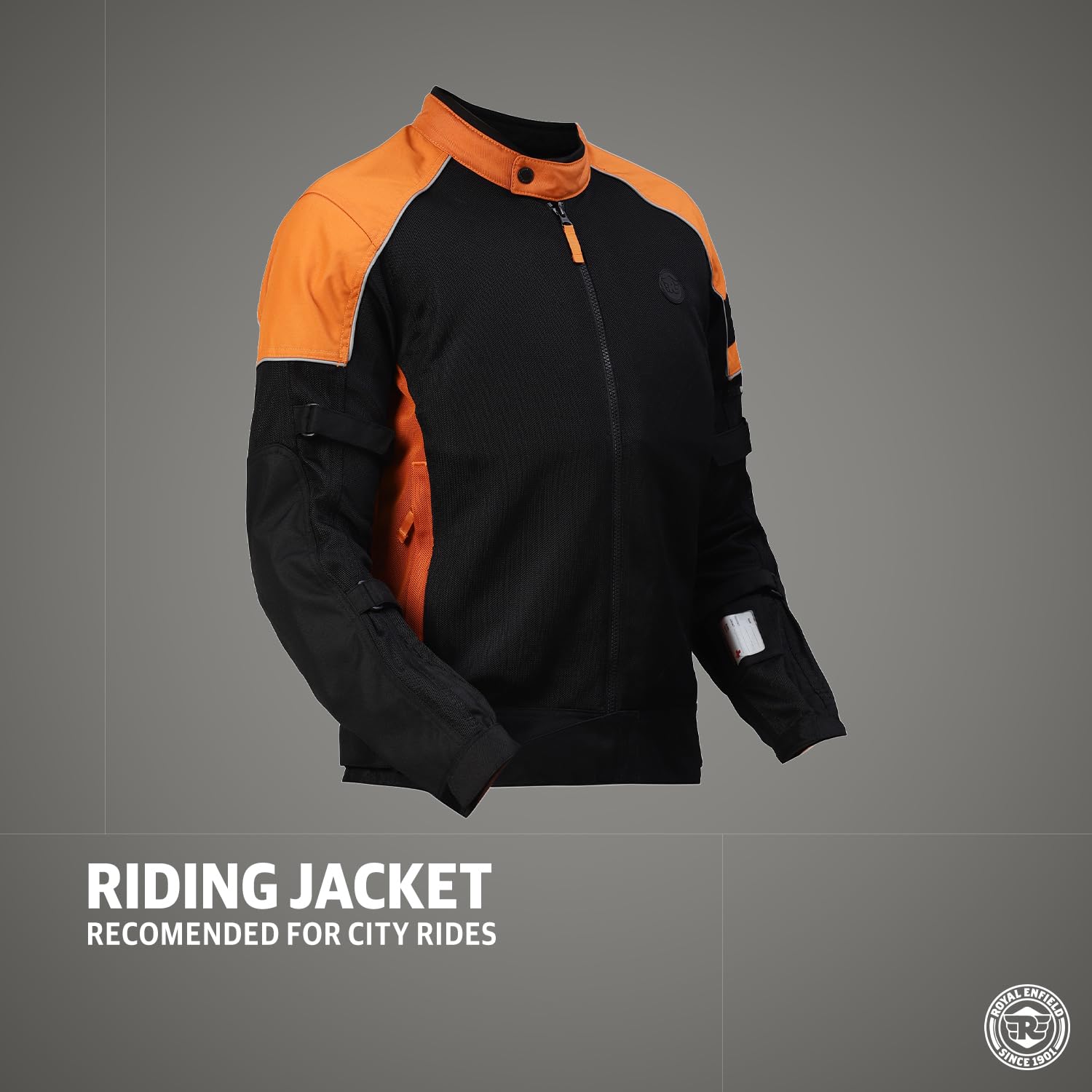 Royal Enfield Streetwind Pro Riding Jacket Orange