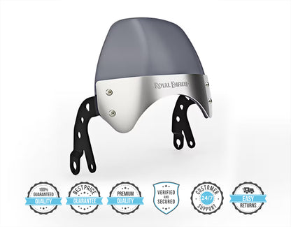 Royal Enfield Tinted Short Fly screen