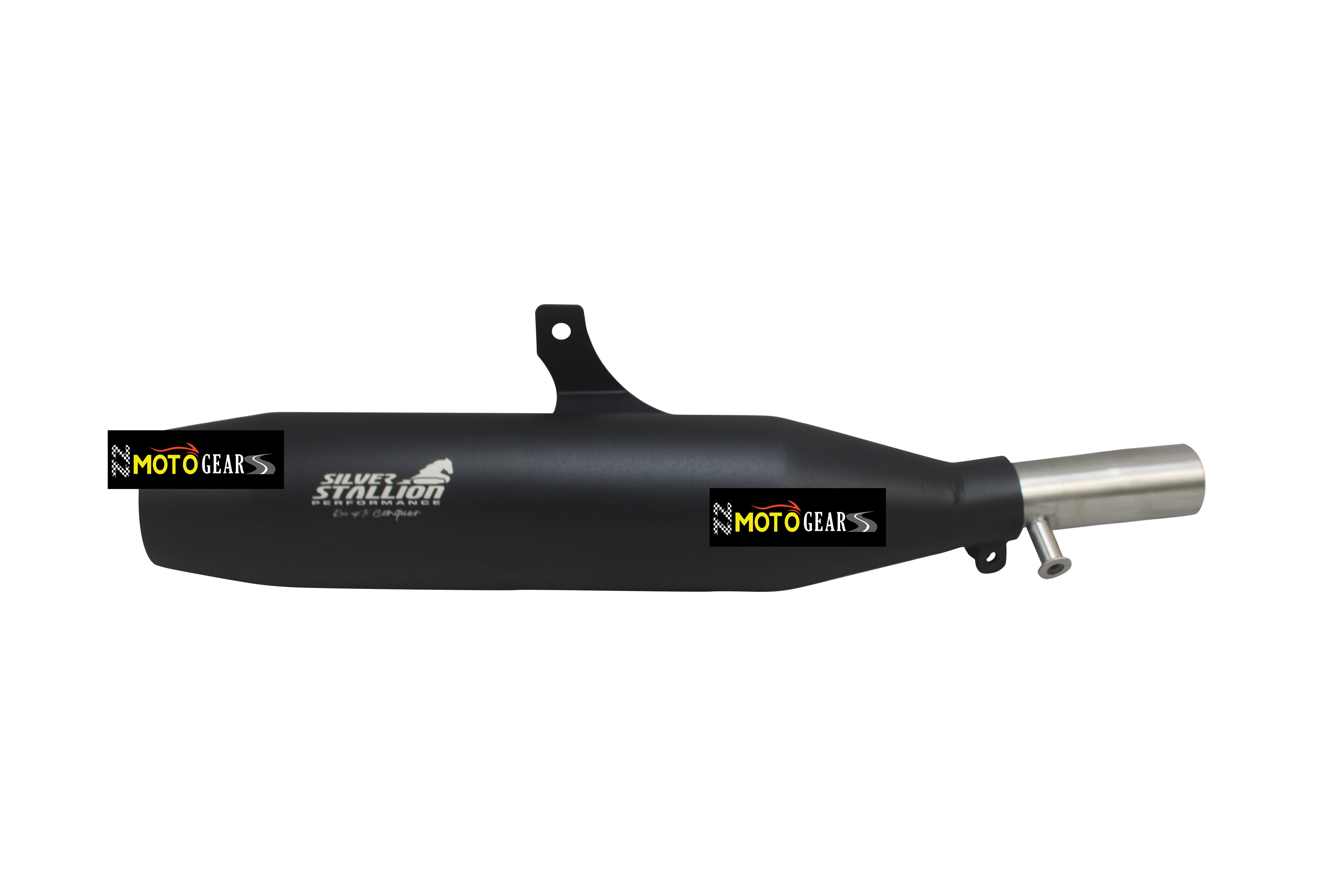 Silver Stallion Performance Drift Matt Black Silencer Exhaust For Honda CB350RS