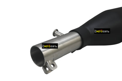 Silver Stallion Performance Drift Matt Black Silencer Exhaust For Honda CB350RS