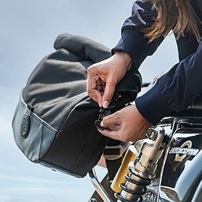 Royal Enfield Black Soft Panniers For Interceptor 650, Continental GT 650