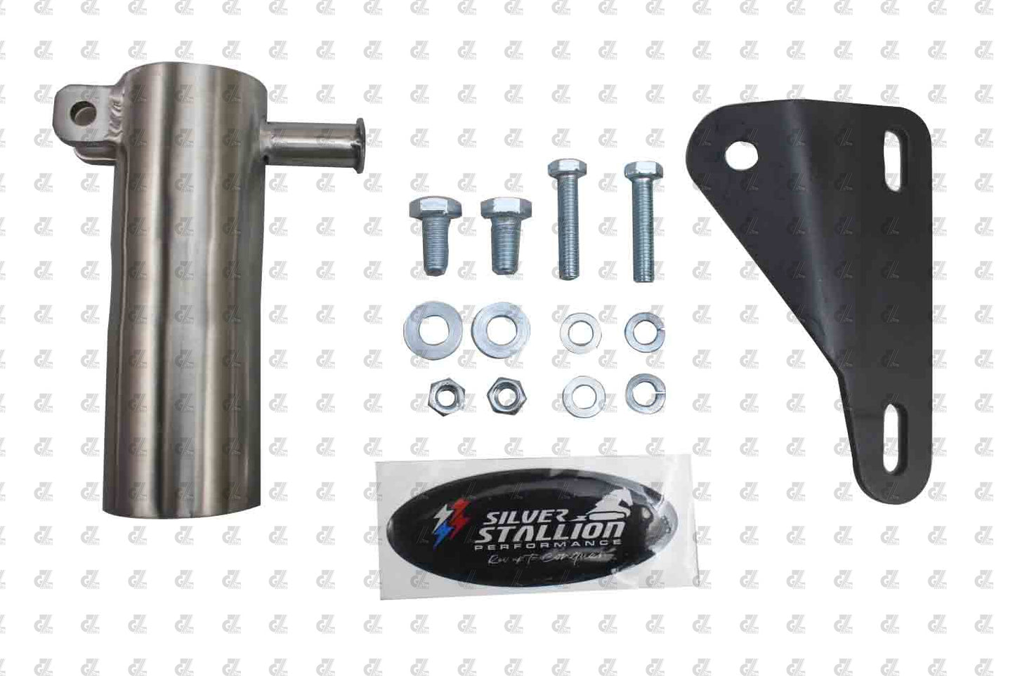 Silver Stallion Performance Drift Silencer Exhaust Silver For Honda H'ness CB350