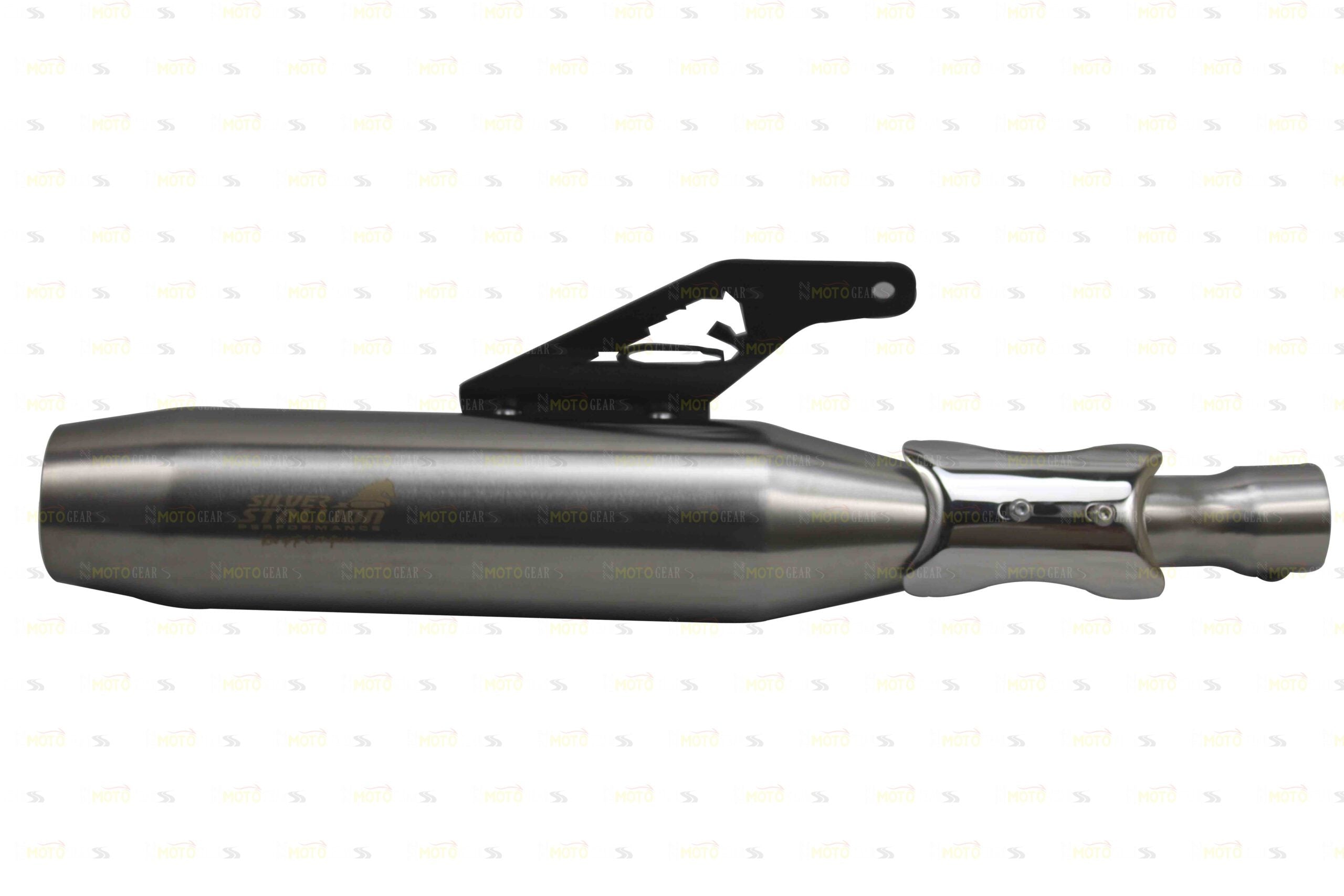 Silver Stallion Performance Silencer Exhaust Silver For Triumph speed & Scrambler 400x