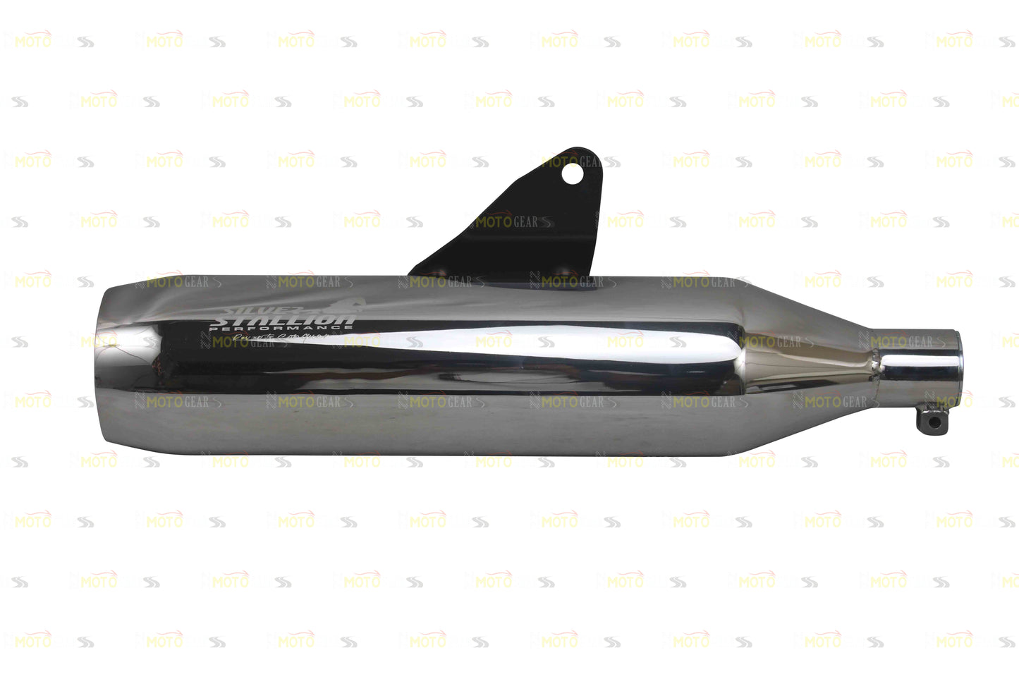 Stallion Performance Silencer Exhaust Silver For Himalayan 411 & Scram 411 /440