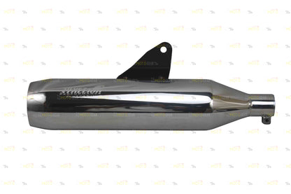 Stallion Performance Silencer Exhaust Silver For Himalayan 411 & Scram 411 /440