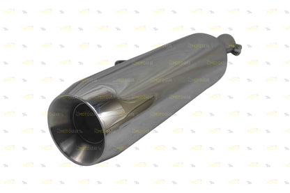 Stallion Performance Silencer Exhaust Silver For Himalayan 411 & Scram 411 /440