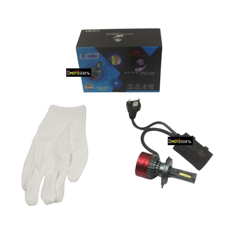Super Bright 80W LED Headlight Conversion Kit for Universal Motercycle |Waterproof, High Performance, Energy Efficient, Steel & Aluminium