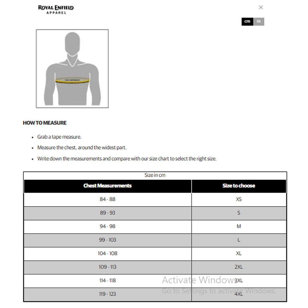 ROYAL ENFIELD THROTTLE REFLECTIVE T SHIRT BLACK
