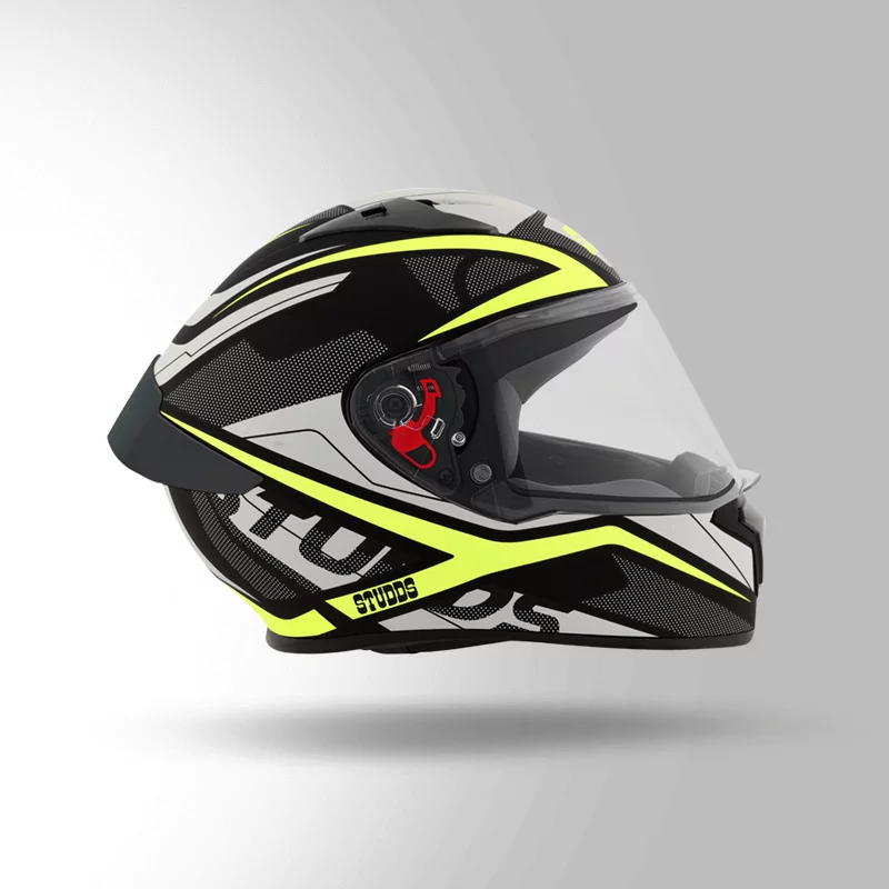 THUNDER D4 DECOR MATT BLACK & YELLOW WITH SPOILER