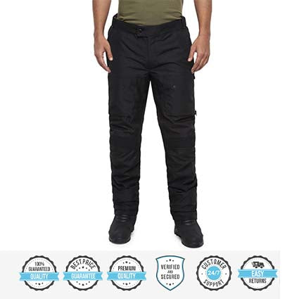ROYAL ENFIELD TSO KAR RIDING TROUSERS BLACK