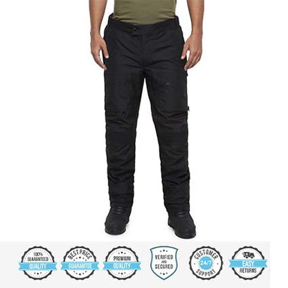 ROYAL ENFIELD TSO KAR RIDING TROUSERS BLACK
