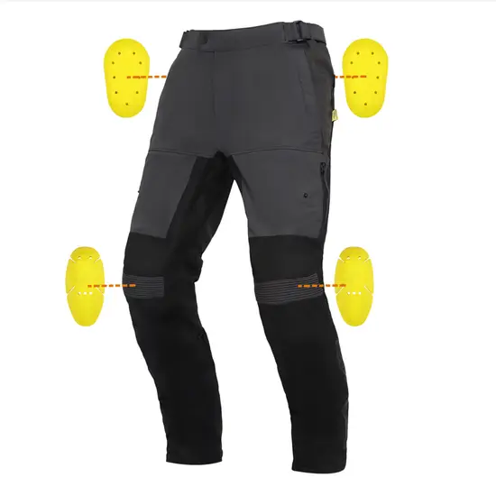 ROYAL ENFIELD TSO KAR RIDING TROUSERS BLACK & GREY