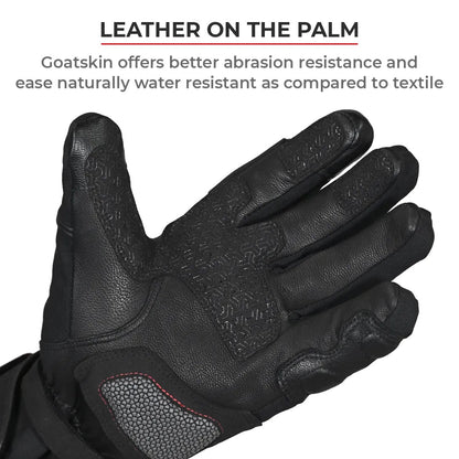 TUNDRA WATERPROOF WINTER MOTORCYCLE RIDING GLOVES