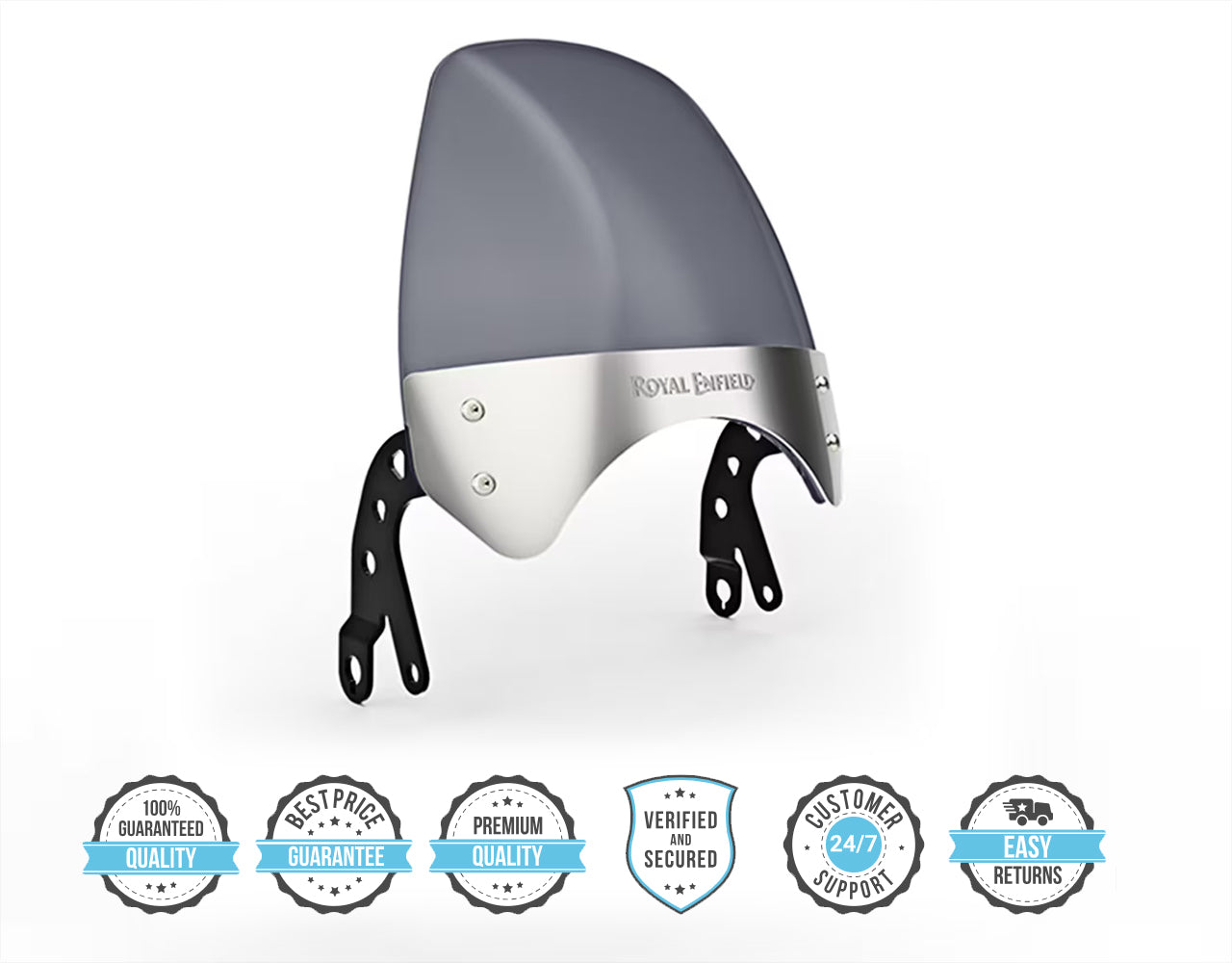 Royal Enfield Tinted Tall Fly screen