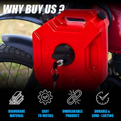 Universal 5 Liter Fuel Jerry Can Red For Universal Motorcycle Fuel Container Heavy Duty construction for Petrol/diesel/kerosene Storage