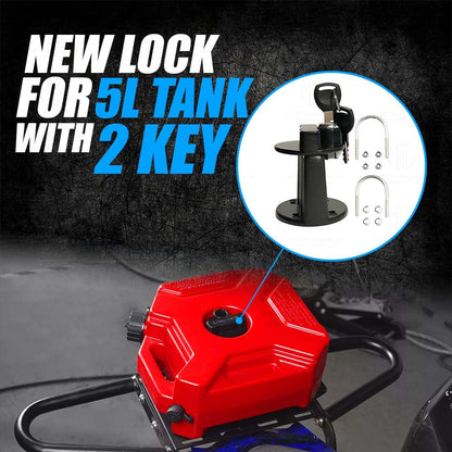 Universal 5 Liter Fuel Jerry Can Red For Universal Motorcycle Fuel Container Heavy Duty construction for Petrol/diesel/kerosene Storage