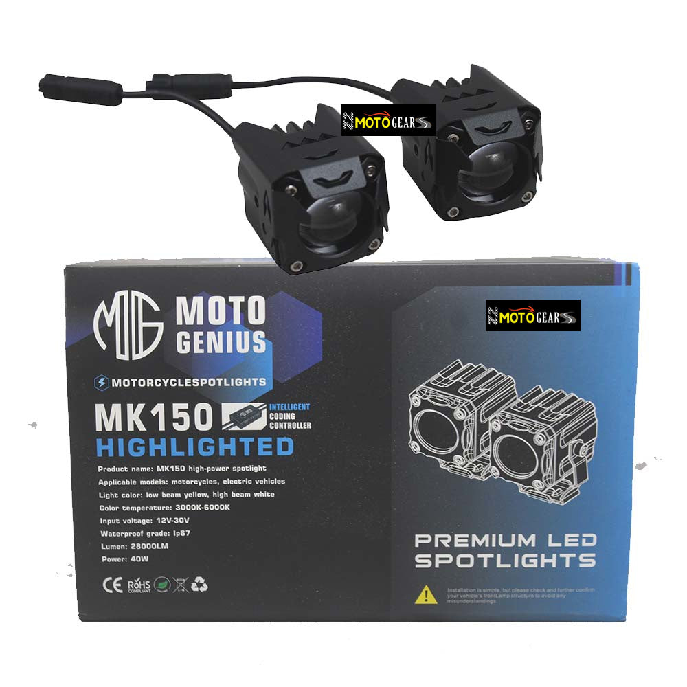 FOG LIGHT MK 150 HIGH POWER FOR UNIVERSAL MOTORCYCLE