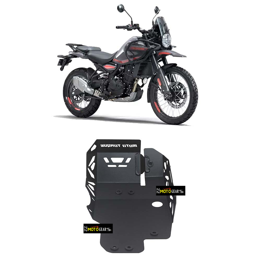 MOTO TORQUE ENGINE GUARD/SUMP GUARD WITH FITTINGS FOR NEW HIMALAYAN 450