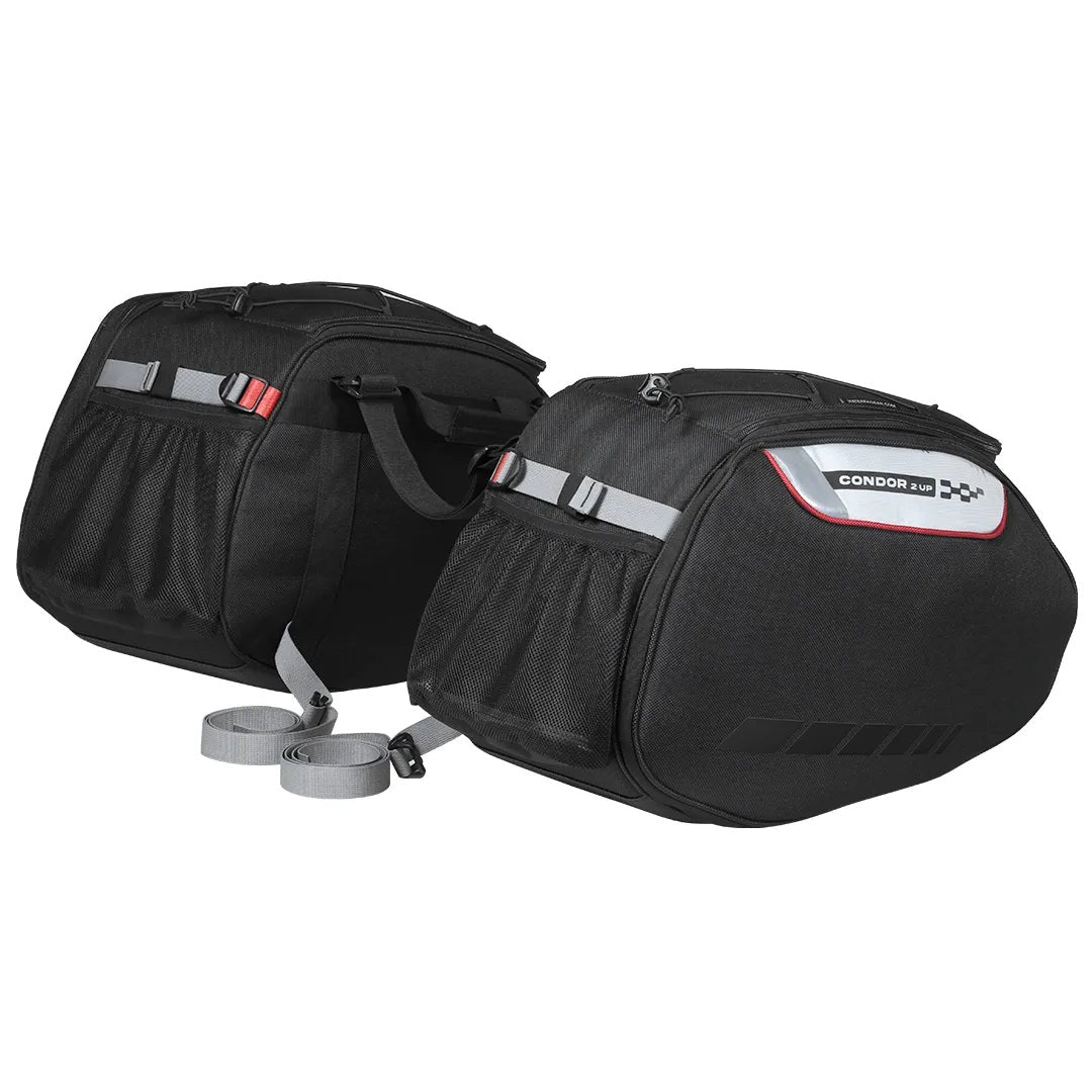 VIATERRA CONDOR 2UP 100% WATERPROOF MOTORCYCLE SADDLE BAGS