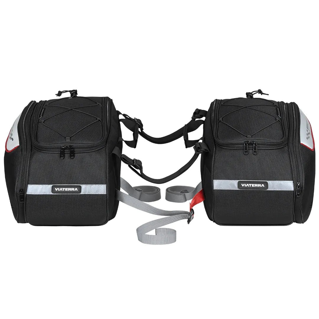 VIATERRA CONDOR 2UP 100% WATERPROOF MOTORCYCLE SADDLE BAGS