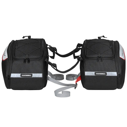 VIATERRA CONDOR 2UP 100% WATERPROOF MOTORCYCLE SADDLE BAGS