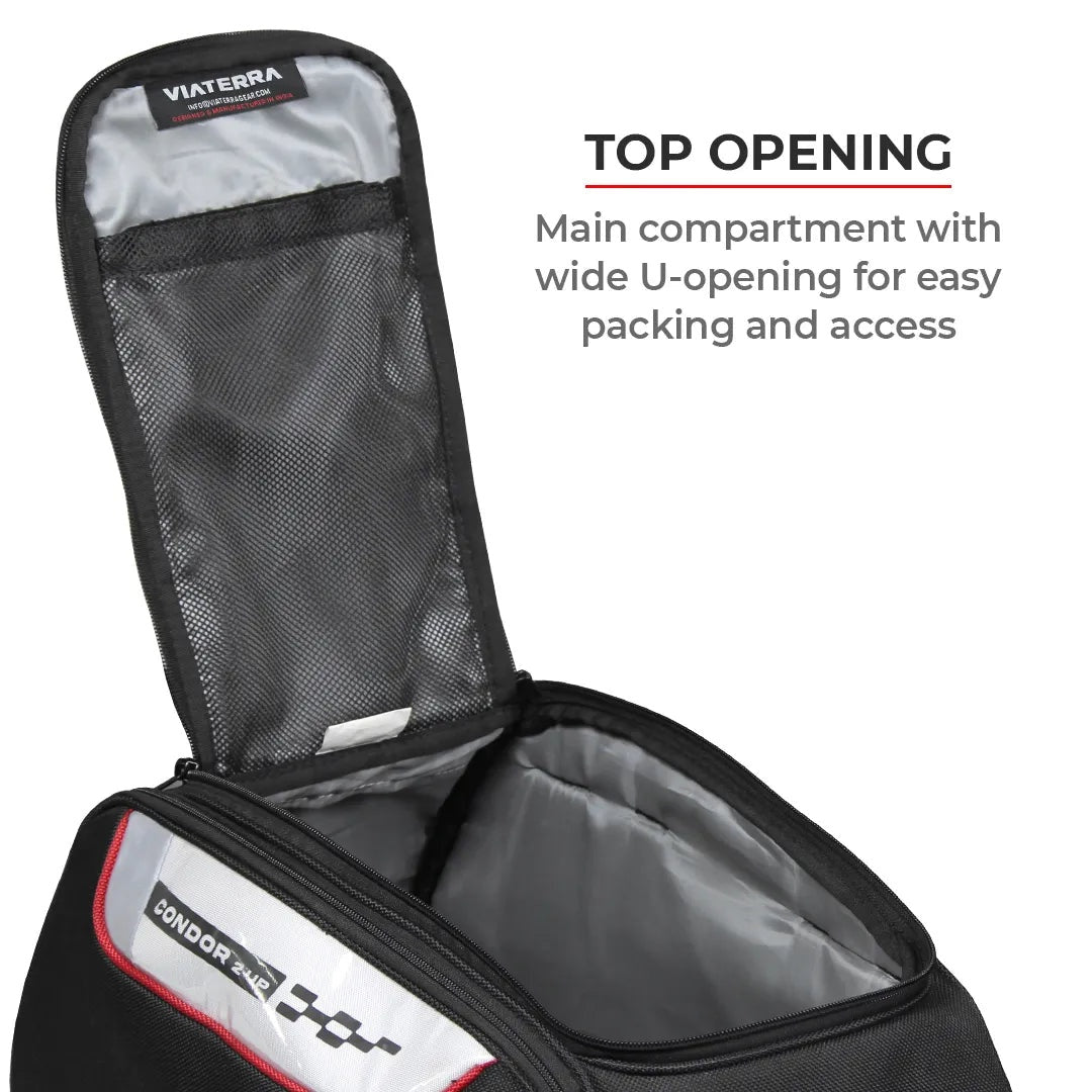 VIATERRA CONDOR 2UP 100% WATERPROOF MOTORCYCLE SADDLE BAGS