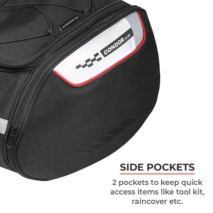 VIATERRA CONDOR 2UP 100% WATERPROOF MOTORCYCLE SADDLE BAGS