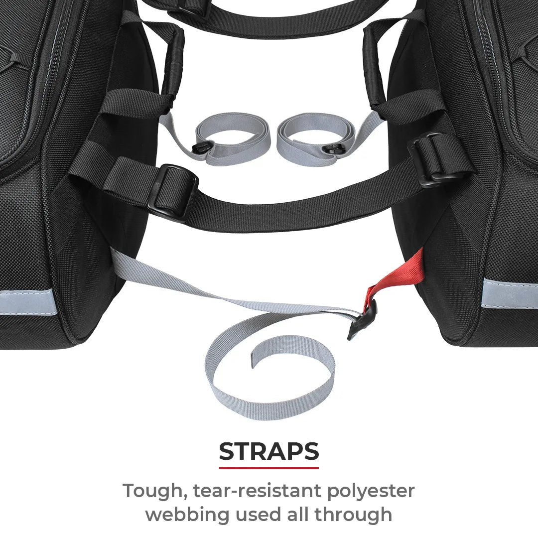 VIATERRA CONDOR SOLO 100% WATERPROOF MOTORCYCLE SADDLEBAGS