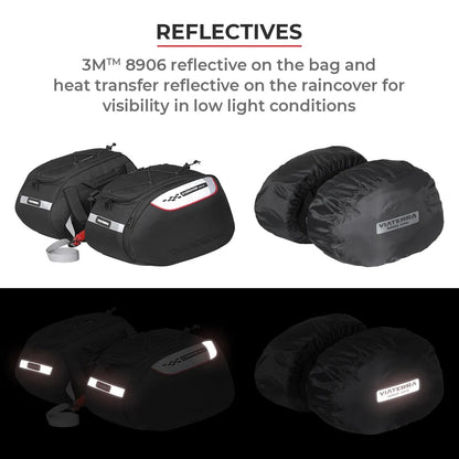 VIATERRA CONDOR SOLO 100% WATERPROOF MOTORCYCLE SADDLEBAGS