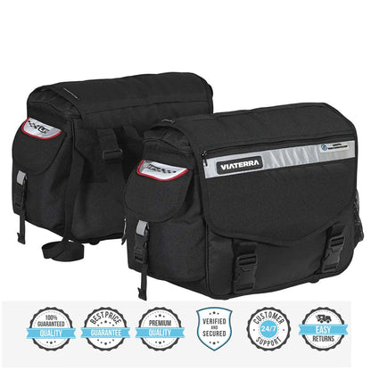 VIATERRA LEH 100% WATERPROOF MOTORCYCLE SADDLEBAGS
