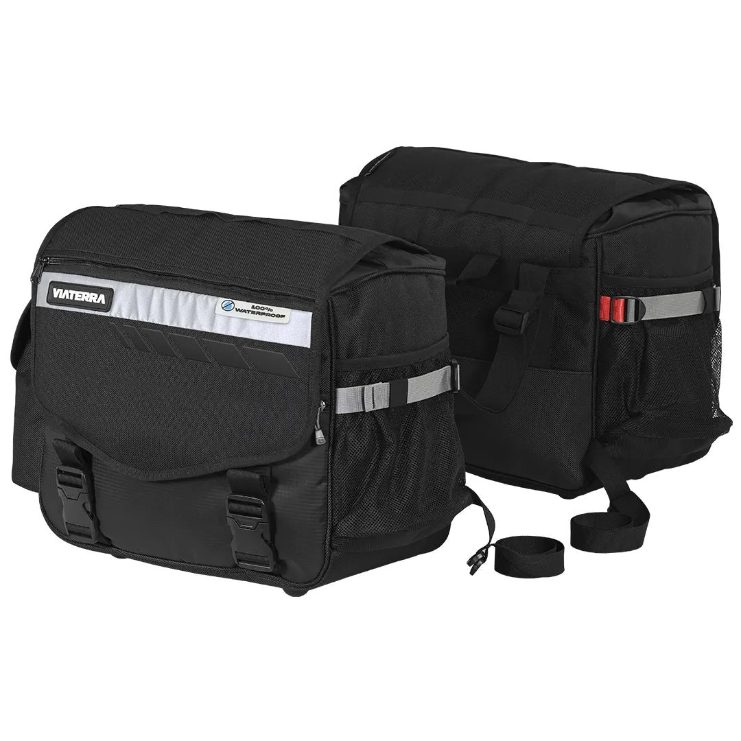 VIATERRA LEH 100% WATERPROOF MOTORCYCLE SADDLEBAGS