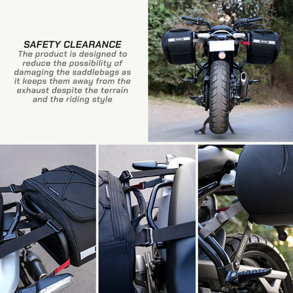 VIATERRA SADDLEBAG RACK ROYAL ENFIELD GUERRILLA 450