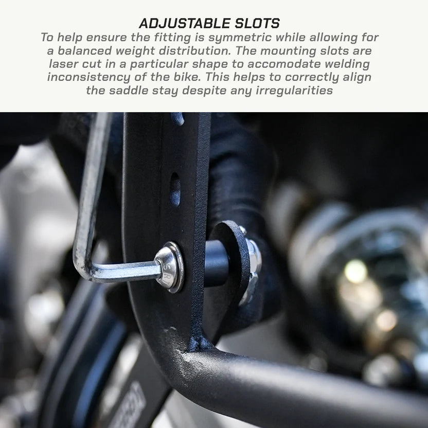 VIATERRA SADDLEBAG RACK ROYAL ENFIELD GUERRILLA 450