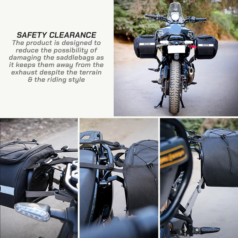 VIATERRA SADDLEBAG RACK ROYAL ENFIELD NEW HIMALAYAN 450