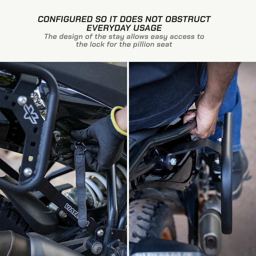 VIATERRA SADDLEBAG RACK ROYAL ENFIELD NEW HIMALAYAN 450