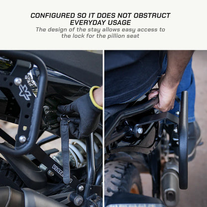 VIATERRA SADDLEBAG RACK ROYAL ENFIELD NEW HIMALAYAN 450