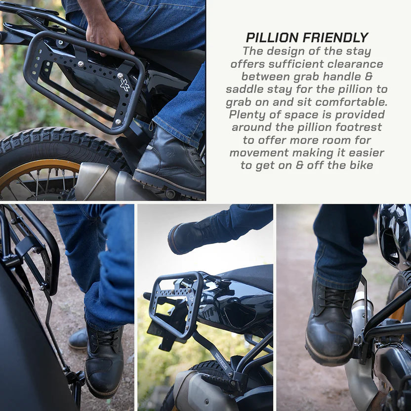 VIATERRA SADDLEBAG RACK ROYAL ENFIELD NEW HIMALAYAN 450