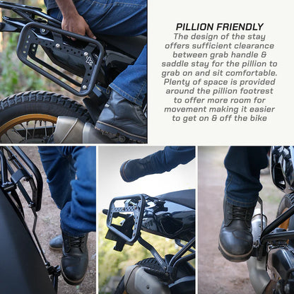 VIATERRA SADDLEBAG RACK ROYAL ENFIELD NEW HIMALAYAN 450