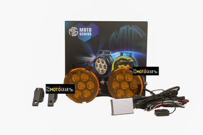 VK70 PRO HIGH POWER SPOTLIGHT 7 LED FOG LIGHT FOR UNIVERSAL MOTORCYCLE