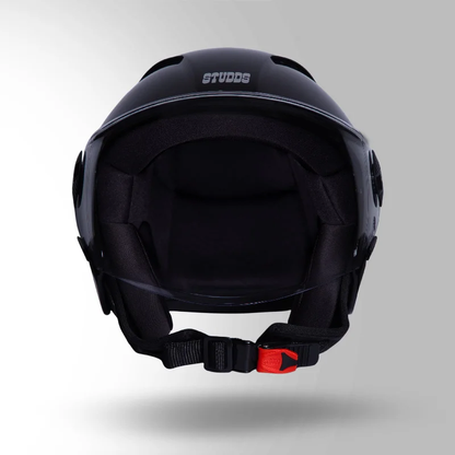 OPEN FACE HELMET VOGUE GLOSSY BLACK