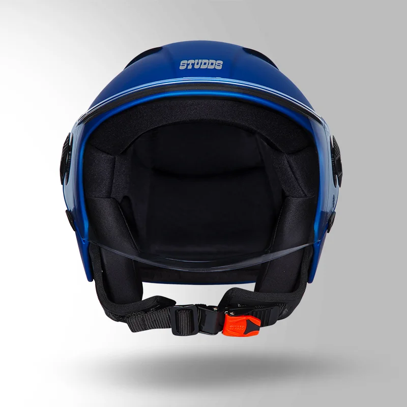 OPEN FACE VOGUE DAPPER BLUE HELMET
