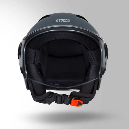 OPEN FACE HELMET VOGUE GUN GREY