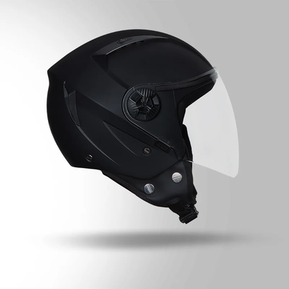OPEN FACE HELMET VOGUE MATT BLACK