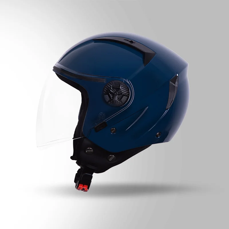 OPEN FACE VOGUE MATT BLUE HELMET