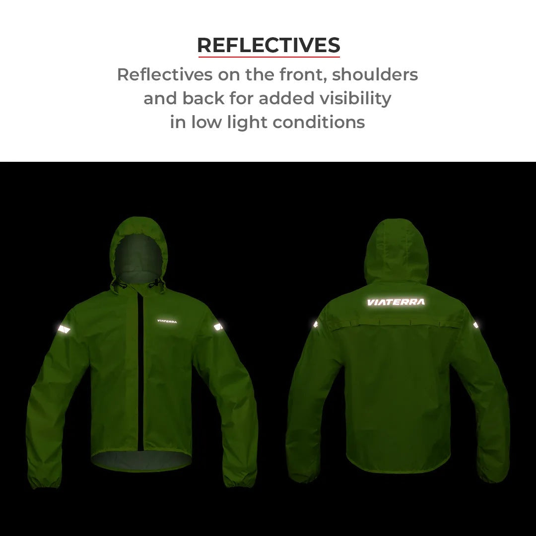 ViaTerra B100 Motorcycle Rain Jacket