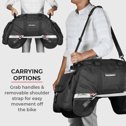 ViaTerra Claw 100% Waterproof motorcycle tailbag Universal